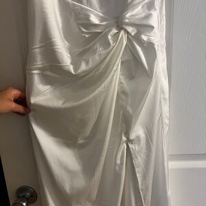 Abercrombie & Fitch White Backless Dress